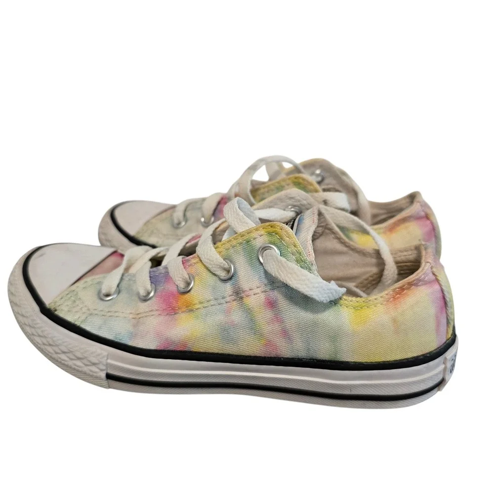 Converse‎ Chuck Taylor All Star Low Youth 1 Tie Dye Multi Color Sneakers 365582F